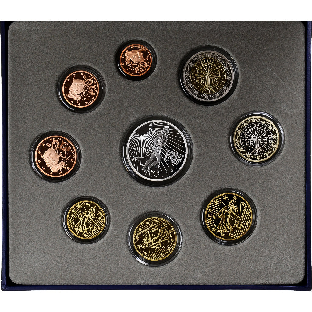 Francia, Coffret 1ct. - 10€, Semeuse, FS, 2010, MDP, N.C., FDC