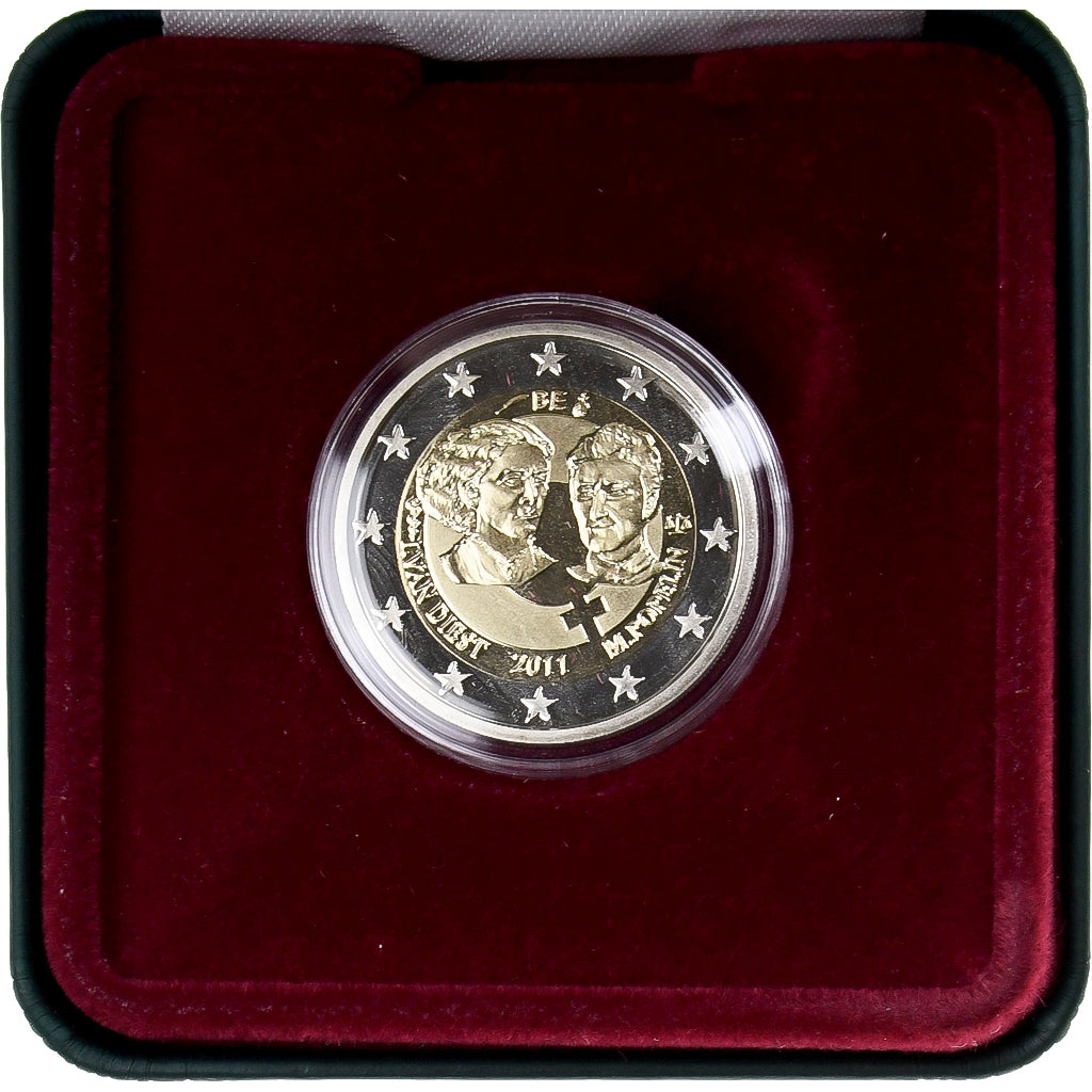 Belgium, 2 Euro, International Women's Day, 100th Anniversary, Proof, 2011