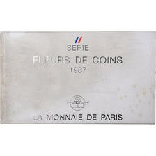 France, Coffret 1 c. à 100 frs., Série FDC, 1987, MDP, MS(65-70)