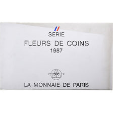 Francia, Coffret 1 c. à 100 frs., Série FDC, 1987, MDP, N.C., FDC