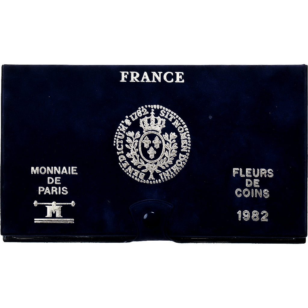 France, Coffret 1 c. à 100 frs., 1982, MDP, série FDC, MS(65-70)