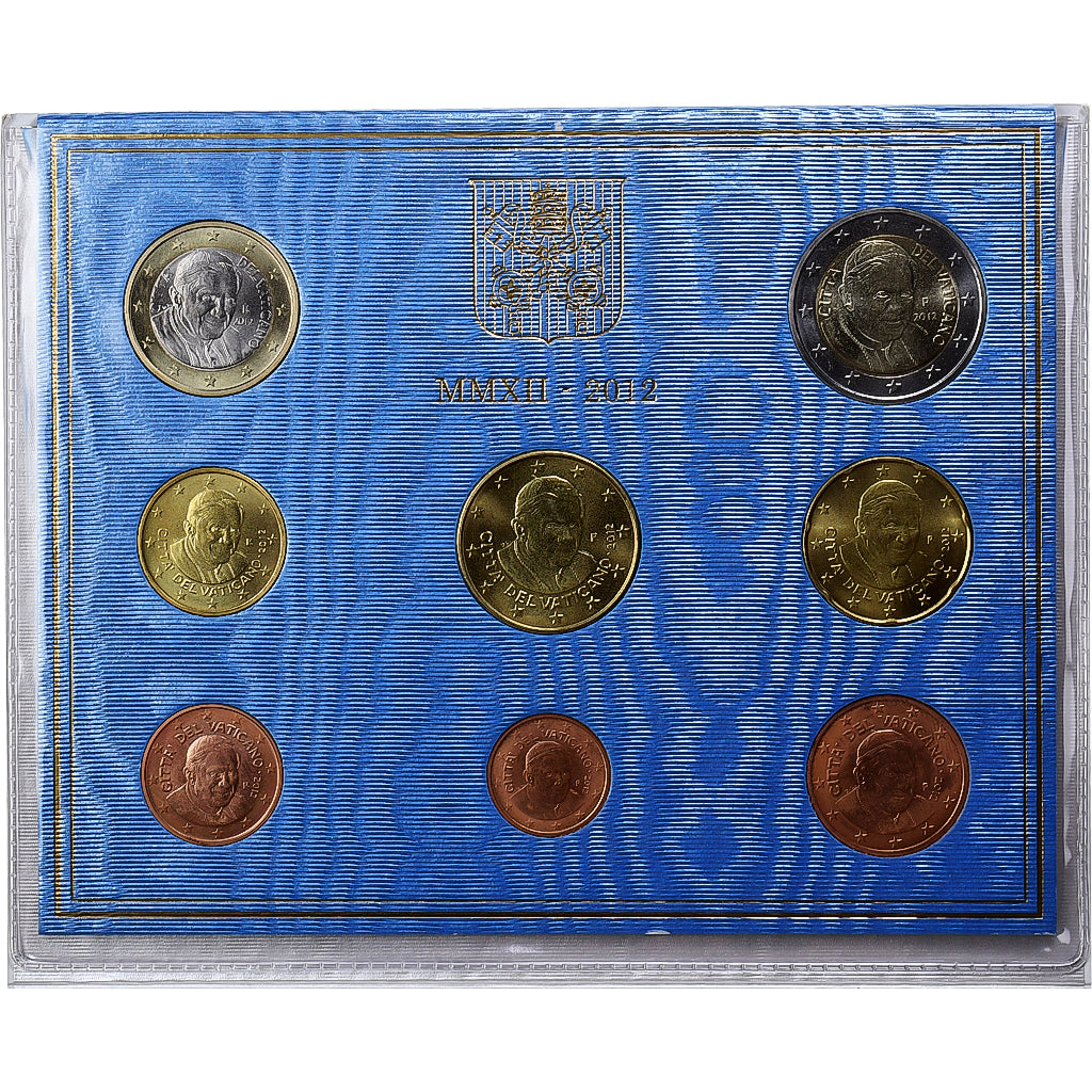 Vaticaan, Benedict XVI, Set 1 ct. - 2 Euro, 2012, Rome, n.v.t., FDC