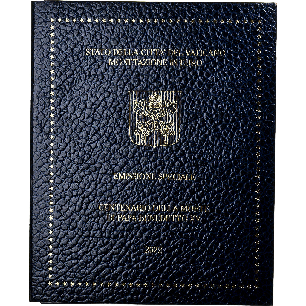 Vaticaan, Set 1 ct. - 5 Euro, Centenary of the death of Pope Benedict XV, 2022