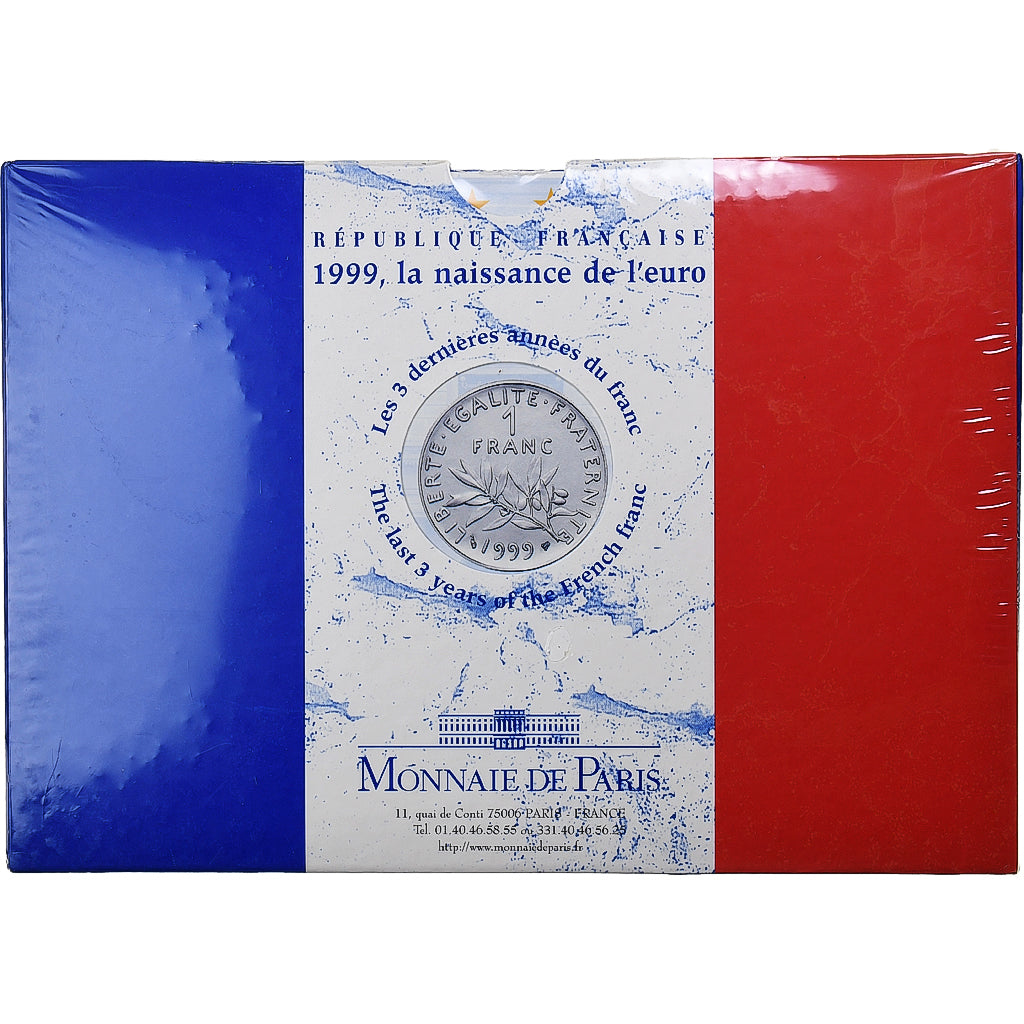 France, Coffret 1 c. à 20 frs., 1999, MDP, Série BU, MS(65-70)
