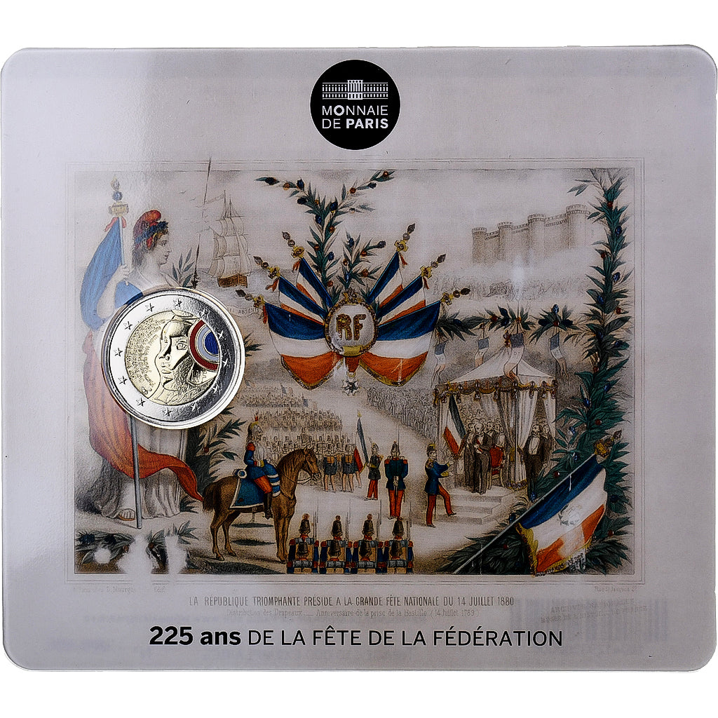 Frankrijk, 2 Euro, 225ème anniversaire de la fête de la fédération