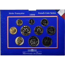 France, Coffret 1 c. à 20 frs., 1999, MDP, Série BU, MS(65-70)