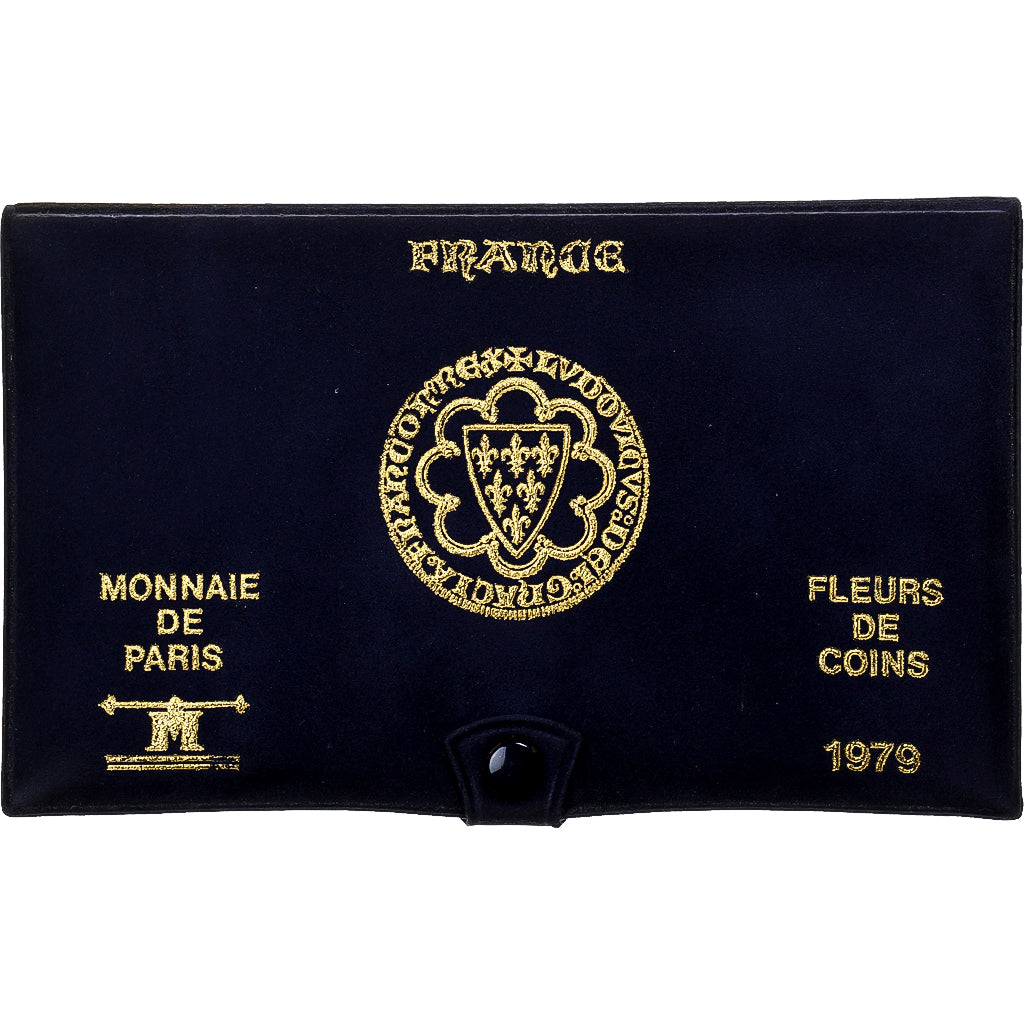 France, Coffret 1 c. à 50 frs., 1979, MDP, série FDC, MS(65-70)
