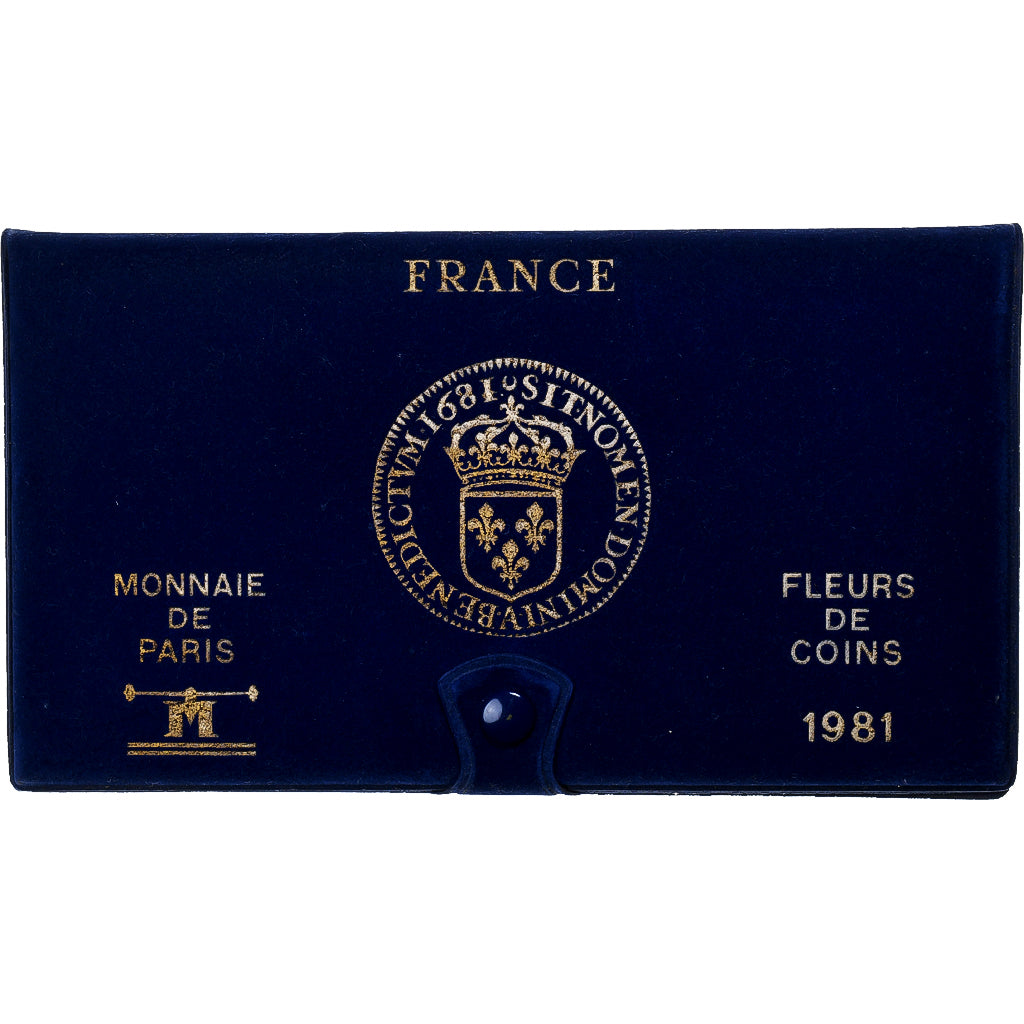 Frankreich, Coffret 1 c. à 10 frs., 1981, MDP, série FDC, STGL