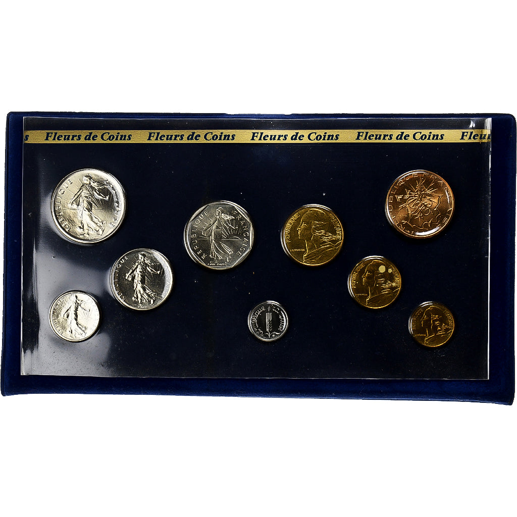 Frankreich, Coffret 1 c. à 10 frs., 1981, MDP, série FDC, STGL