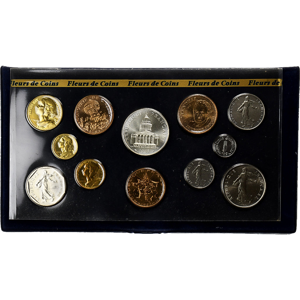 Francja, Coffret 1 c. à 100 frs., 1983, MDP, série FDC, ND, MS(65-70)