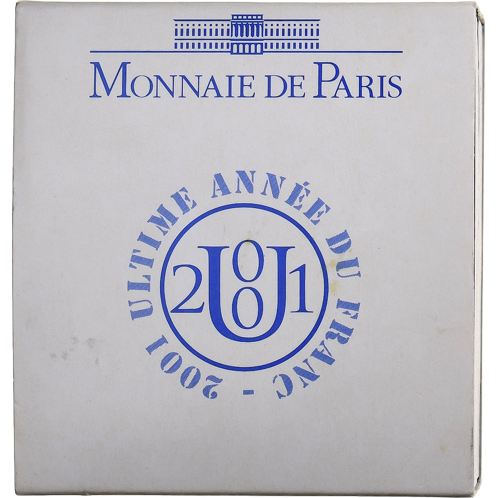 France, 5 Francs, Semeuse, 2001, MDP, BU, Silver, MS(65-70)