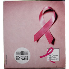 France, 2 Euro, Cancer du sein, Colorized.BE, 2017, MDP, Bi-Metallic, MS(65-70)