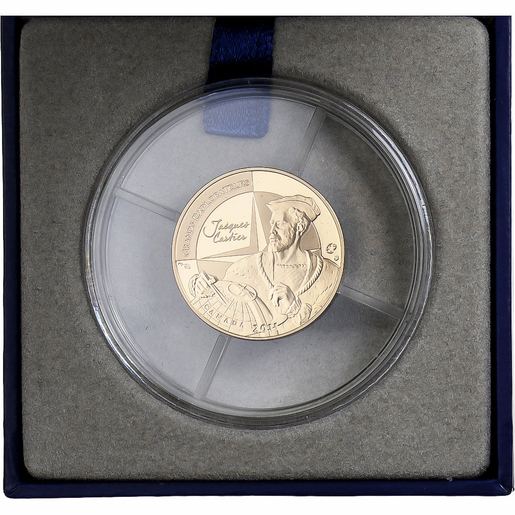 Francia, 50 Euro, Jacques Cartier, FS, 2011, MDP, Oro, FDC