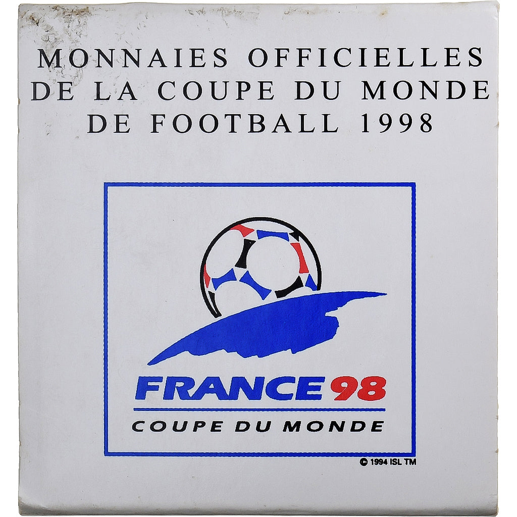 France, 10 Francs, Coupe du Monde 1998, 1998, MDP, Proof, Silver, MS(65-70)