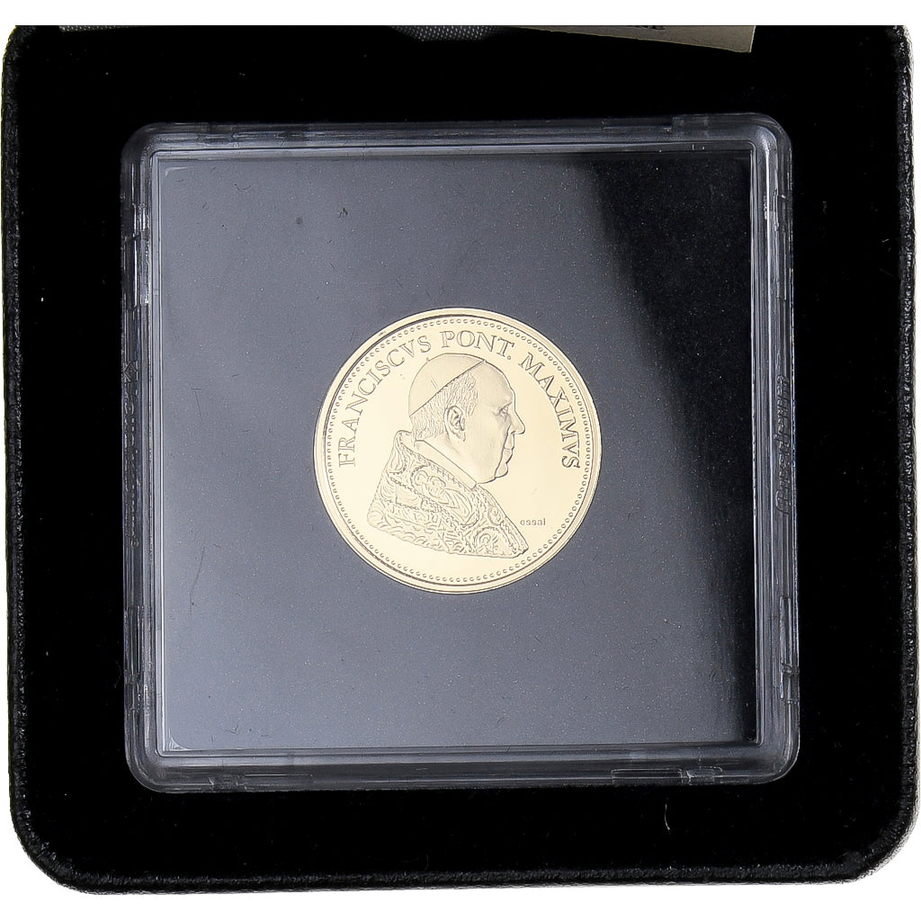 France, Medal, Le Pape François, n.d., Gold, Proof, MS(65-70)