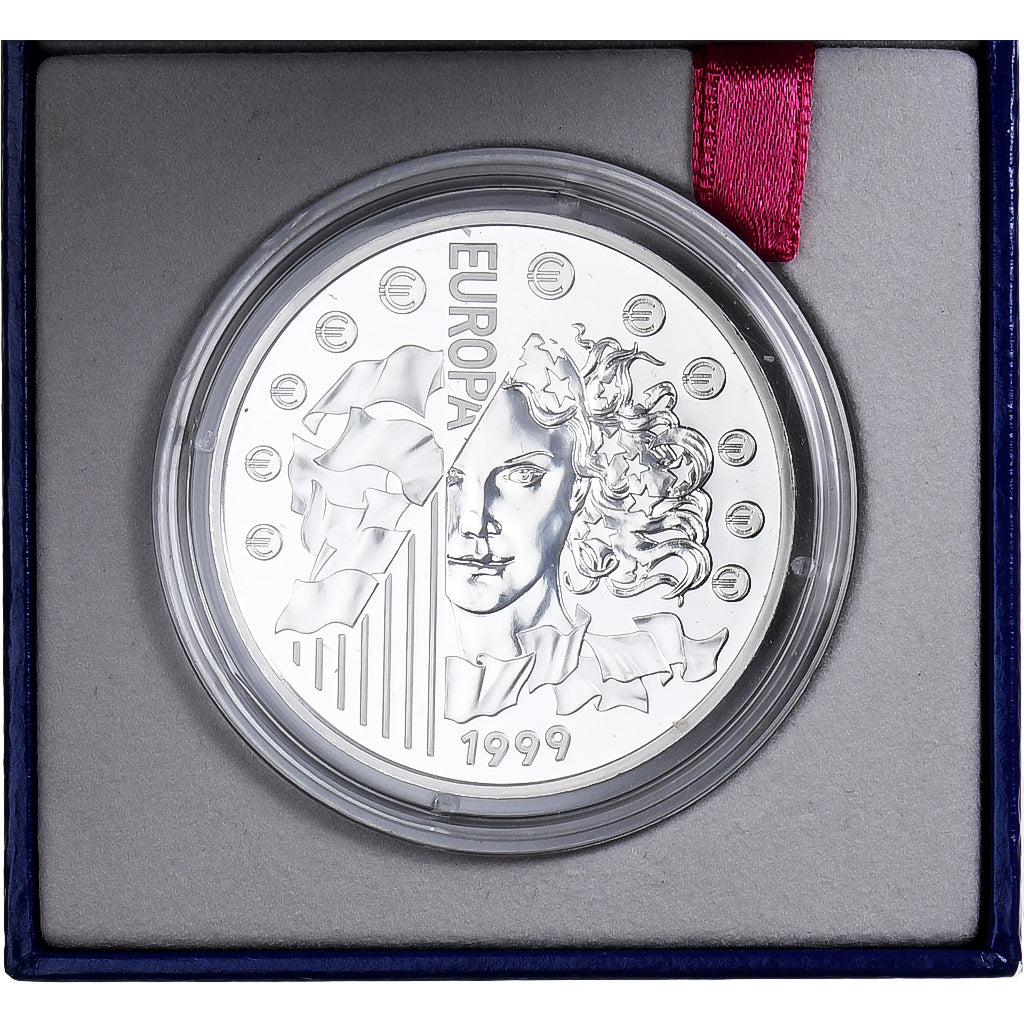 France, 6.55957 Francs, Europa, 1999, MDP, Proof, Silver, MS(65-70)