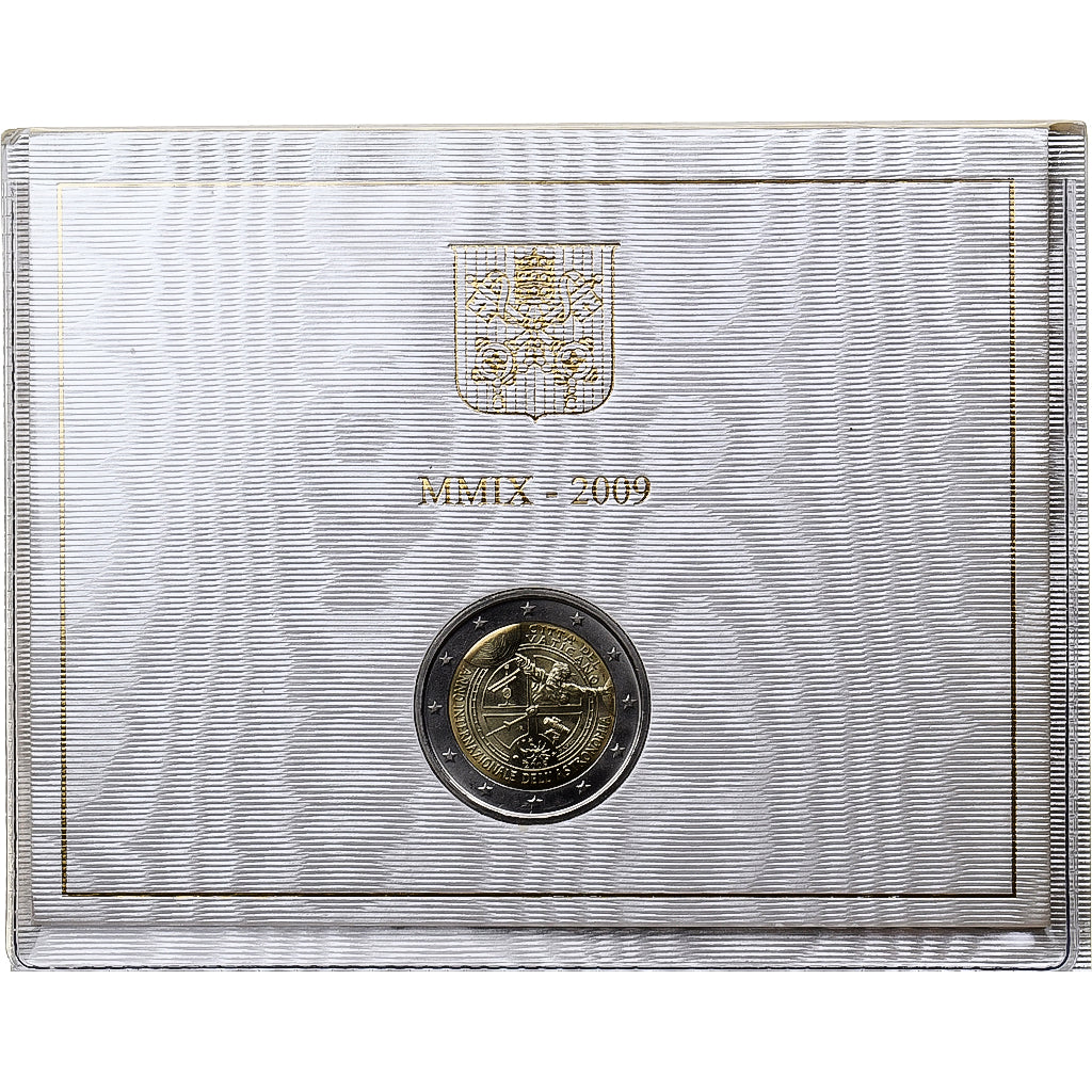 Watykan, 2 Euro, International Year of Astronomy, BU, 2009, Rome, Bimetaliczny