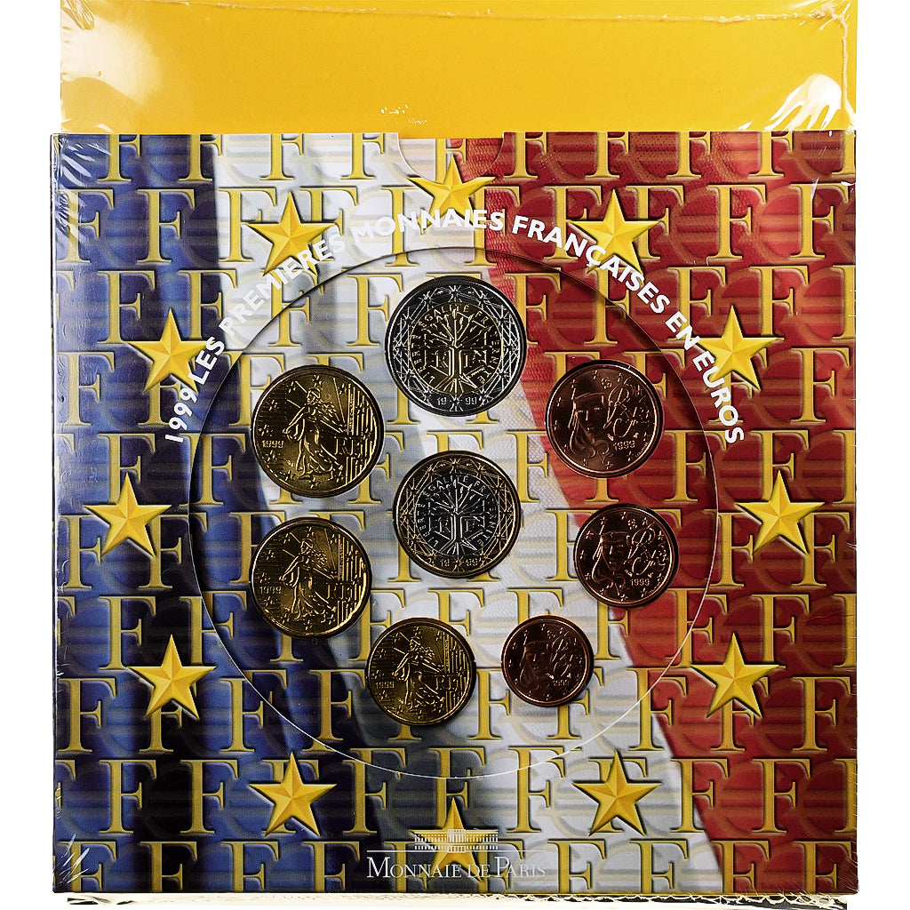 Francja, Coffret 1c. à 2€, BU, 1999, MDP, ND, MS(65-70)