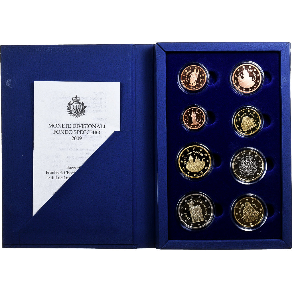 Saint Marin , Set 1 ct. - 2 Euro, BE, 2009, Rome, FDC