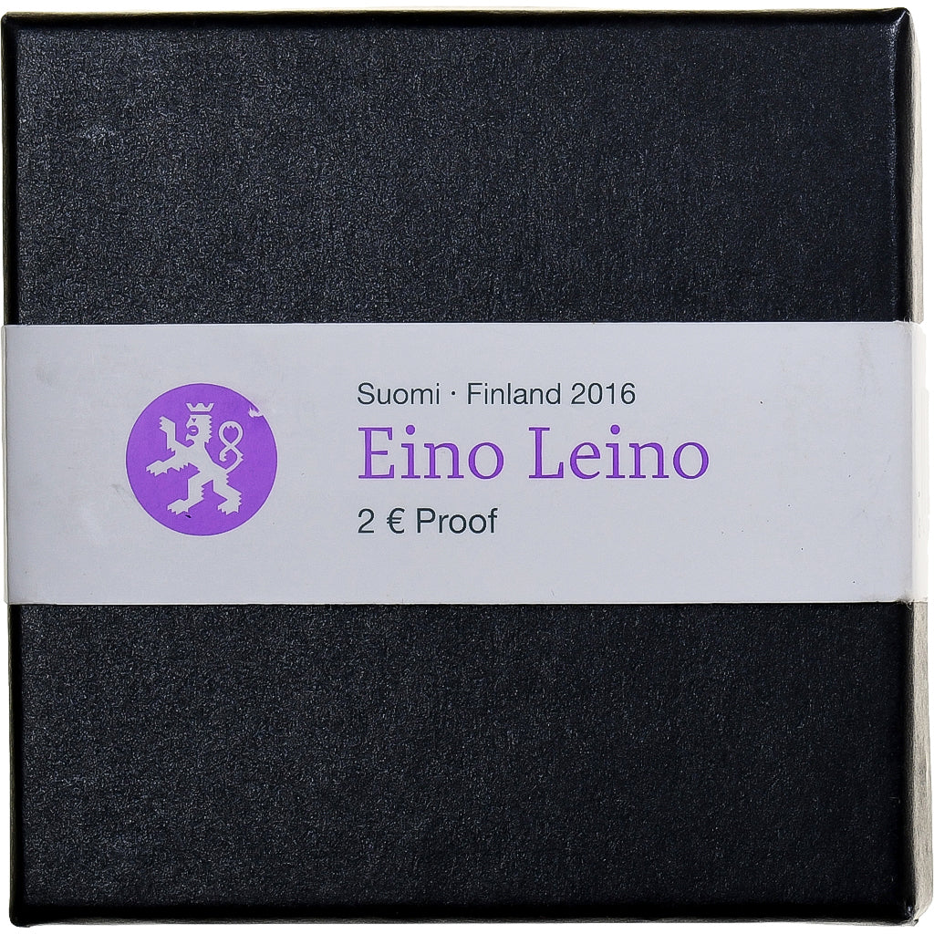 Finland, 2 Euro, Eino Leino, Proof, 2016, Vantaa, Bi-Metallic, MS(65-70)