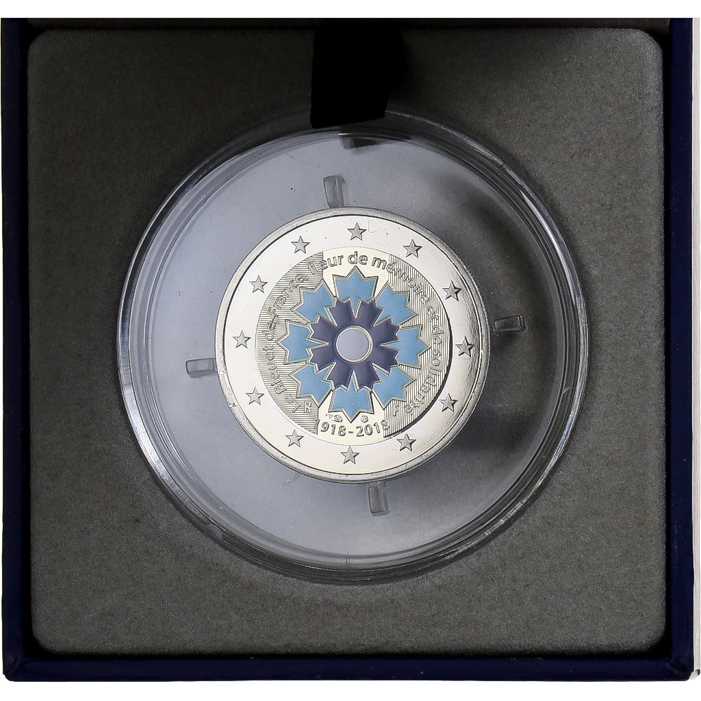France, 2 Euro, bleuet de France, Proof, 2018, MDP, Bi-Metallic, MS(65-70)