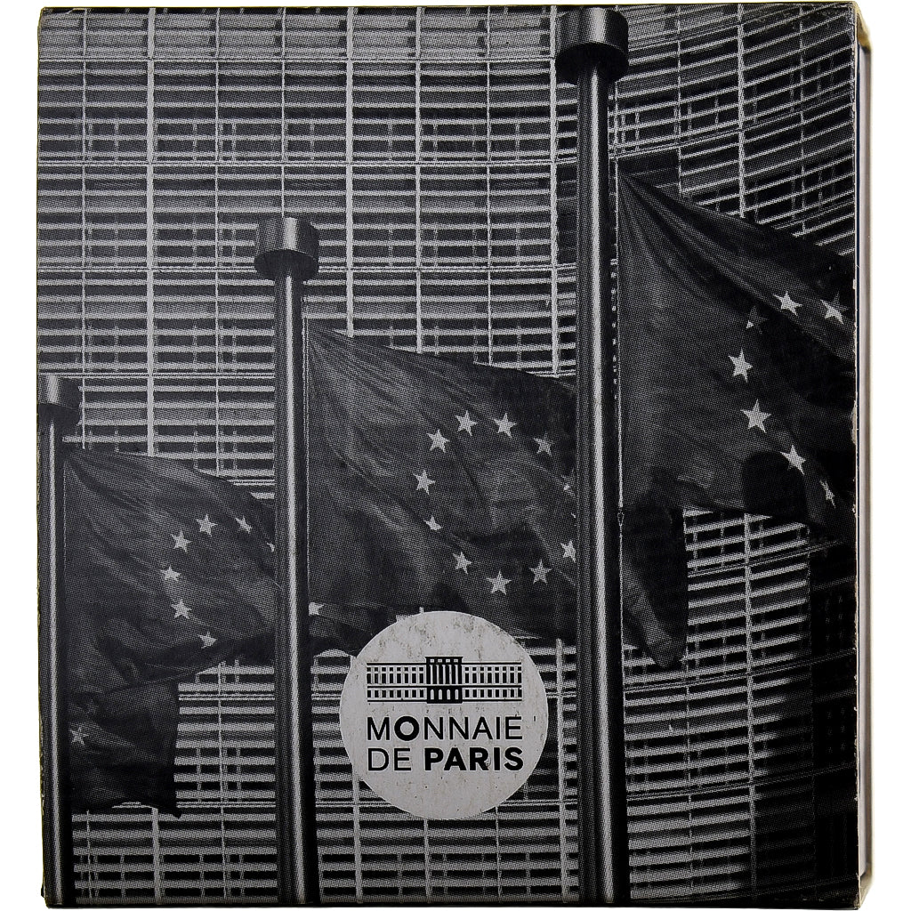 Frankreich, 2 Euro, 30 Years of European Union Flag, Proof, Colorized, 2015