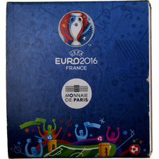 France, 2 Euro, UEFA Euro 2016, Proof, 2016, MDP, Bi-Metallic, MS(65-70)