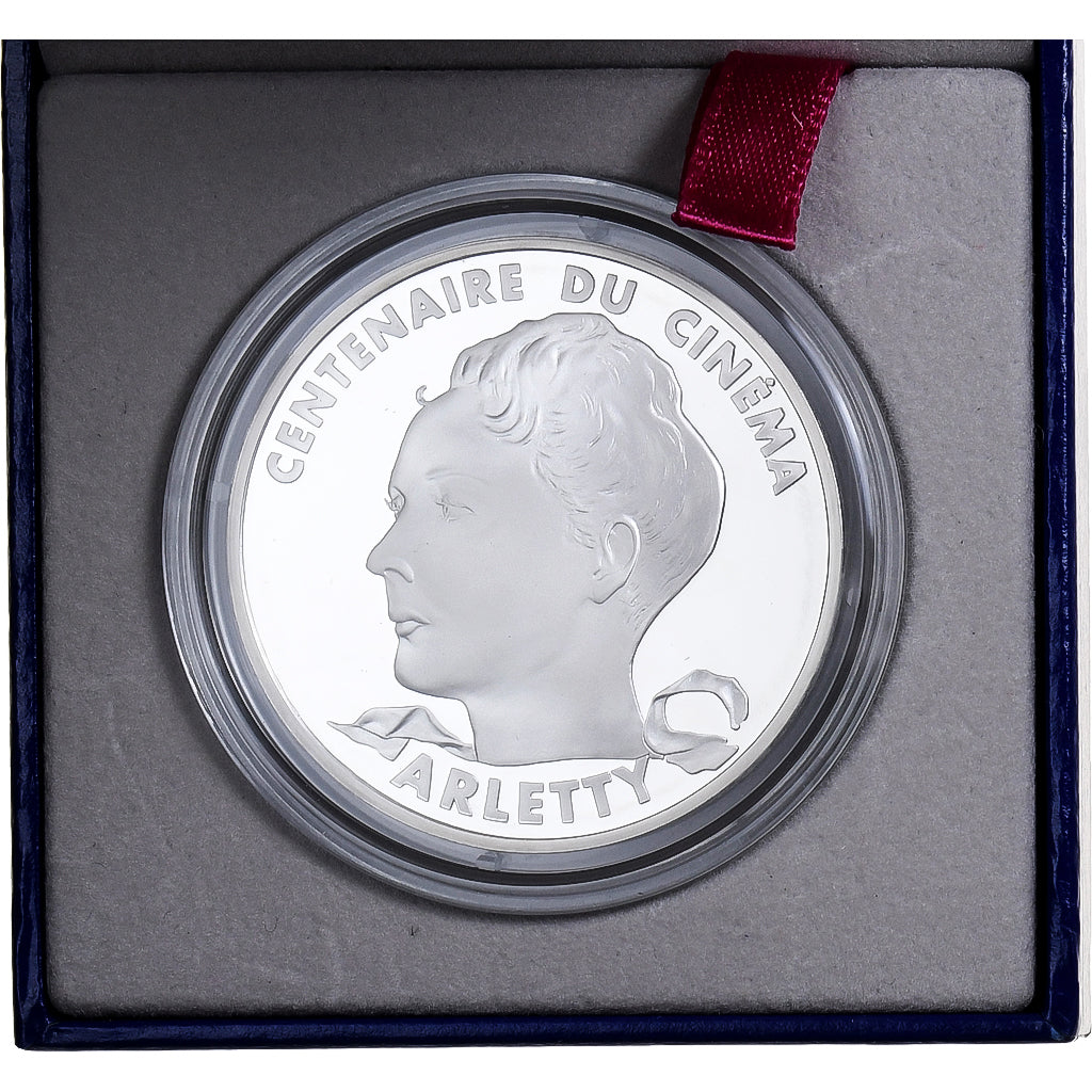 Francia, 100 Francs, Arletty, 1995, MDP, FS, Argento, FDC