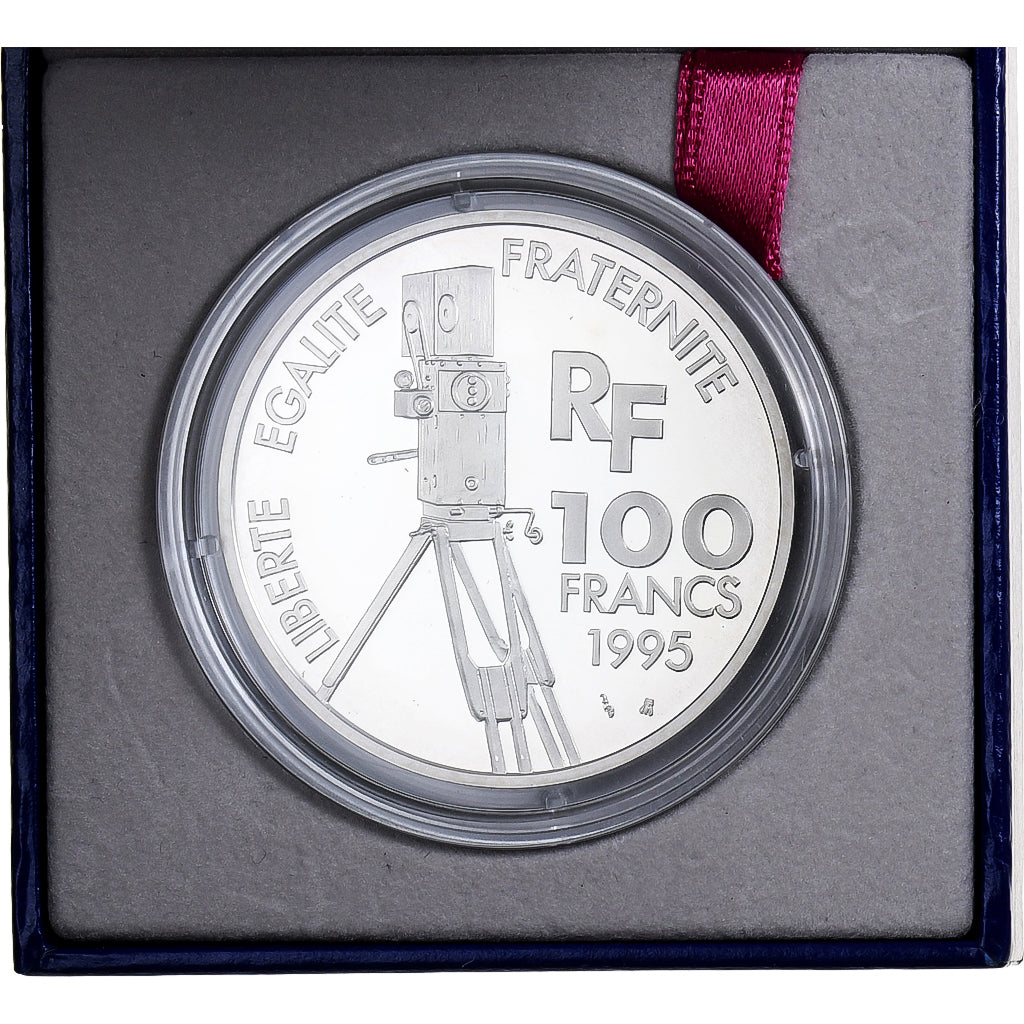 Francia, 100 Francs, Arletty, 1995, MDP, FS, Argento, FDC