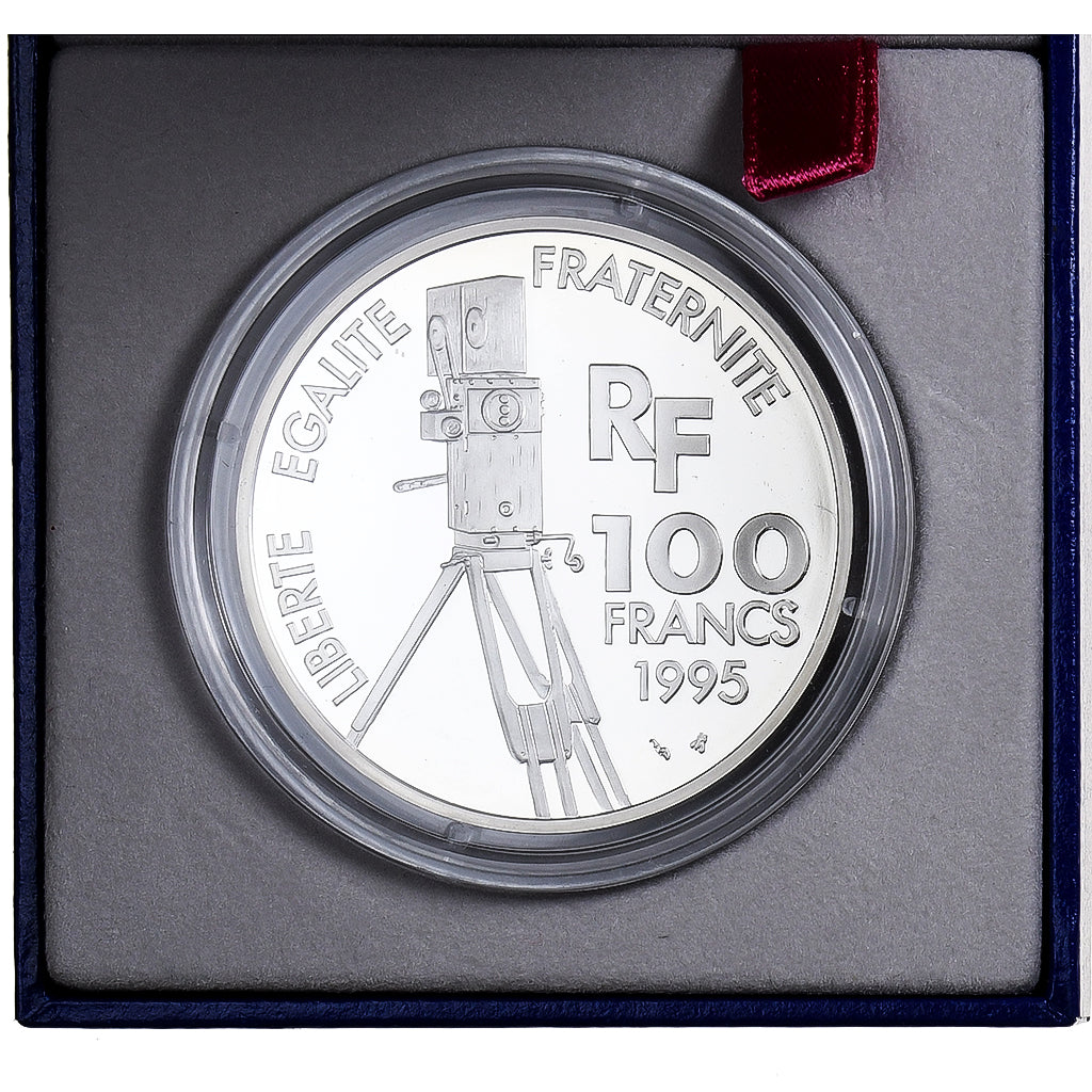 Frankreich, 100 Francs, Romy Schneider, 1995, MDP, PP, Silber, STGL
