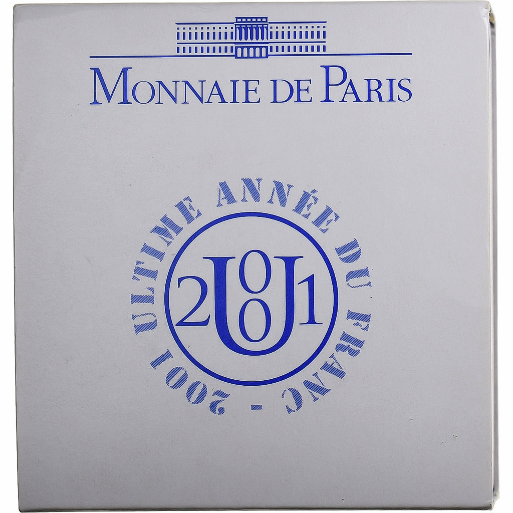 France, 10 Francs, Château de Versailles, 2001, MDP, Proof, Silver, MS(65-70)