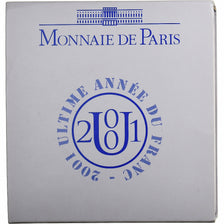 France, 10 Francs, Château de Versailles, 2001, MDP, Proof, Silver, MS(65-70)