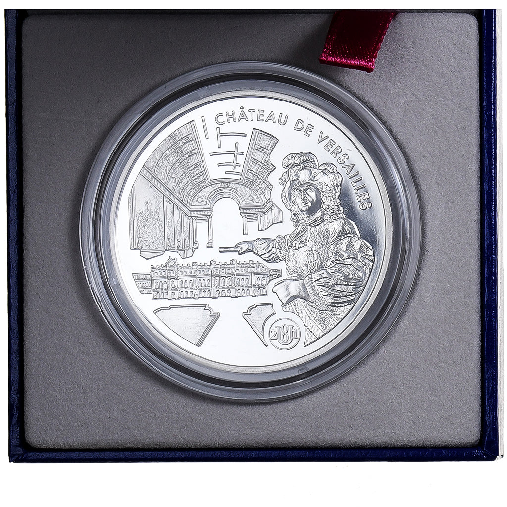 France, 10 Francs, Château de Versailles, 2001, MDP, Proof, Silver, MS(65-70)