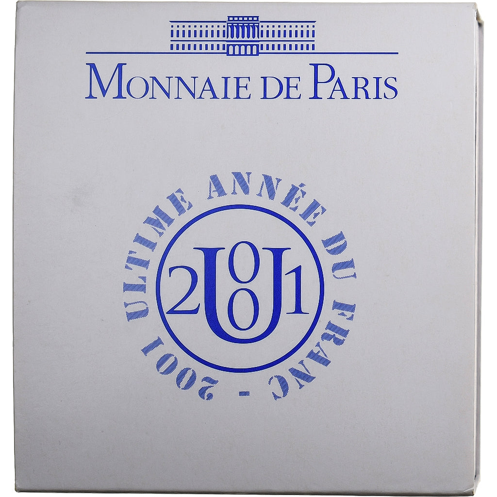 Francia, 10 Francs, Tour Eiffel, 2001, MDP, FS, Argento, FDC