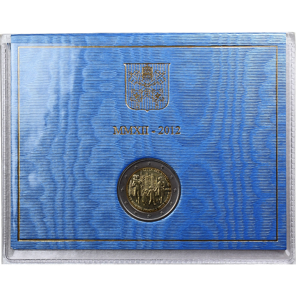 Vatican, 2 Euro, 7th World Meeting of Families, 2012, Rome, Bi-Metallic
