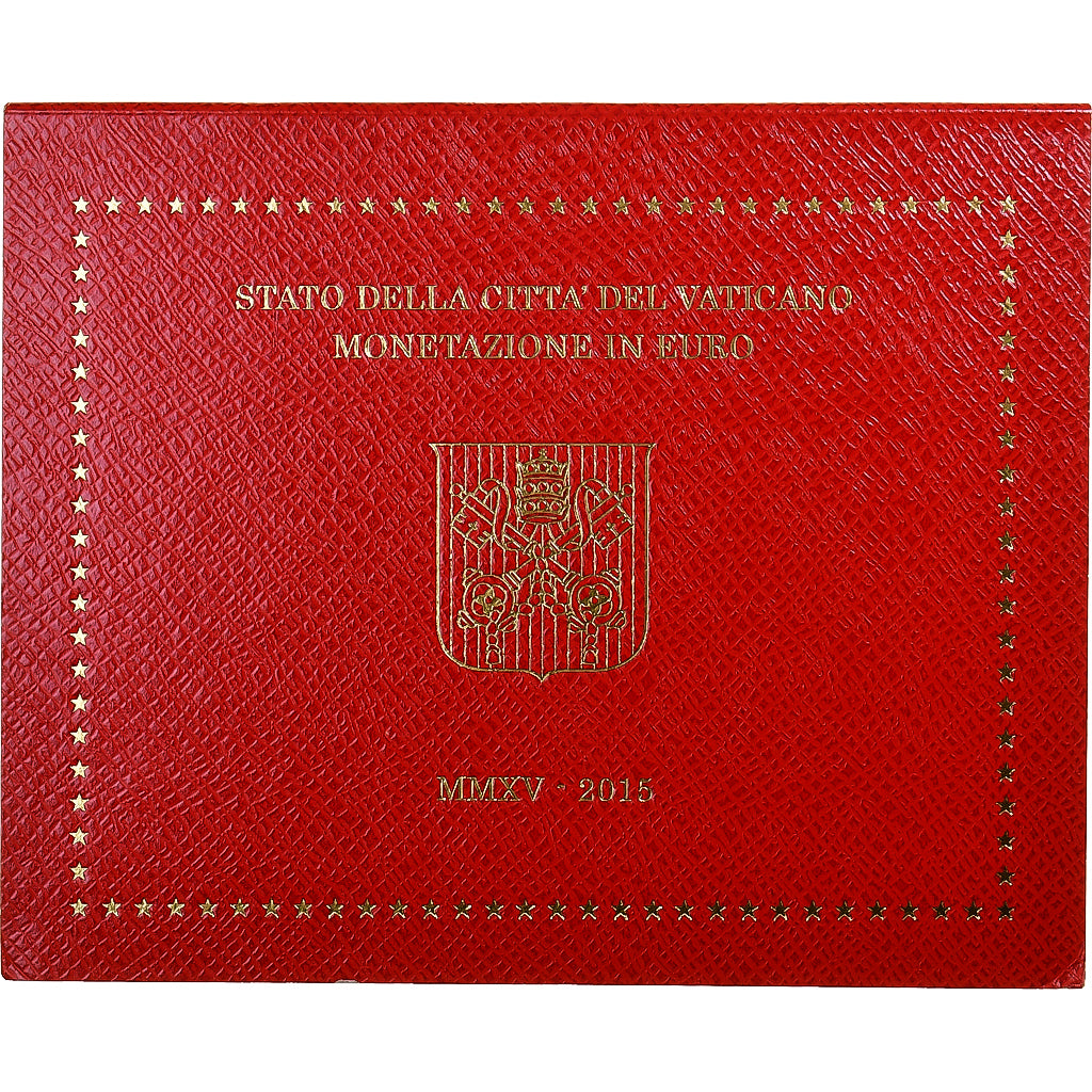 Vatican, Francis, Set 1 ct. - 2 Euro, BU, 2015, Rome, MS(65-70)
