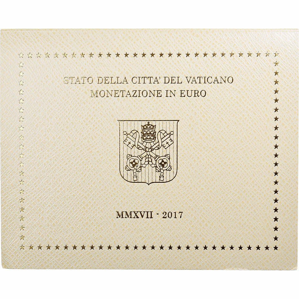 Vatican, Francis, Set 1 ct. - 2 Euro, BU, 2017, Rome, MS(65-70)
