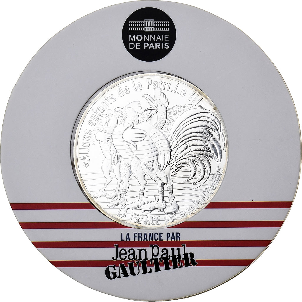 France, 50 Euro, Jean-Paul Gaultier - La Marseillaise, 2017, MDP, Silver