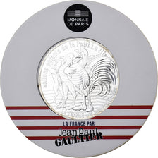 France, 50 Euro, Jean-Paul Gaultier - La Marseillaise, 2017, MDP, Silver