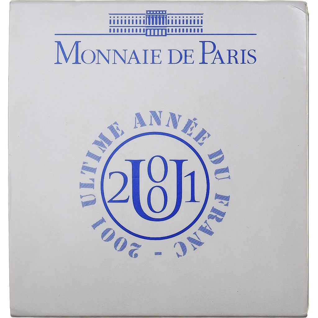 France, 10 Francs, Champs-Élysées, 2001, MDP, Proof, Silver, MS(65-70)