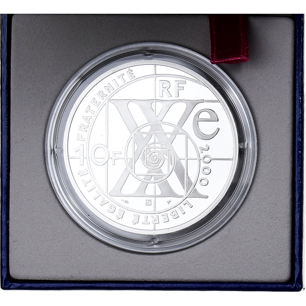 Frankreich, 10 Francs, Life Sciences, 2000, MDP, PP, Silber, STGL