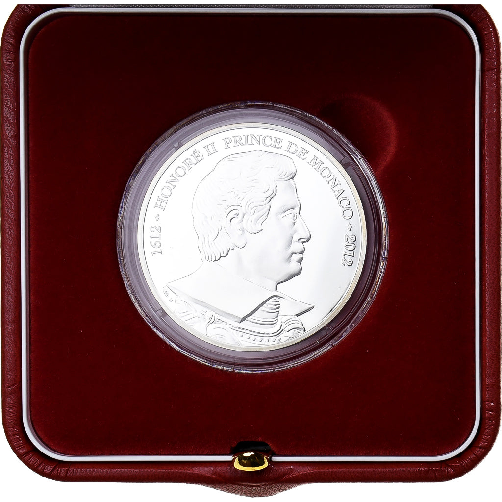 Monaco, 10 Euro, Honoré II, Proof, 2012, MDP, Silver, MS(65-70)