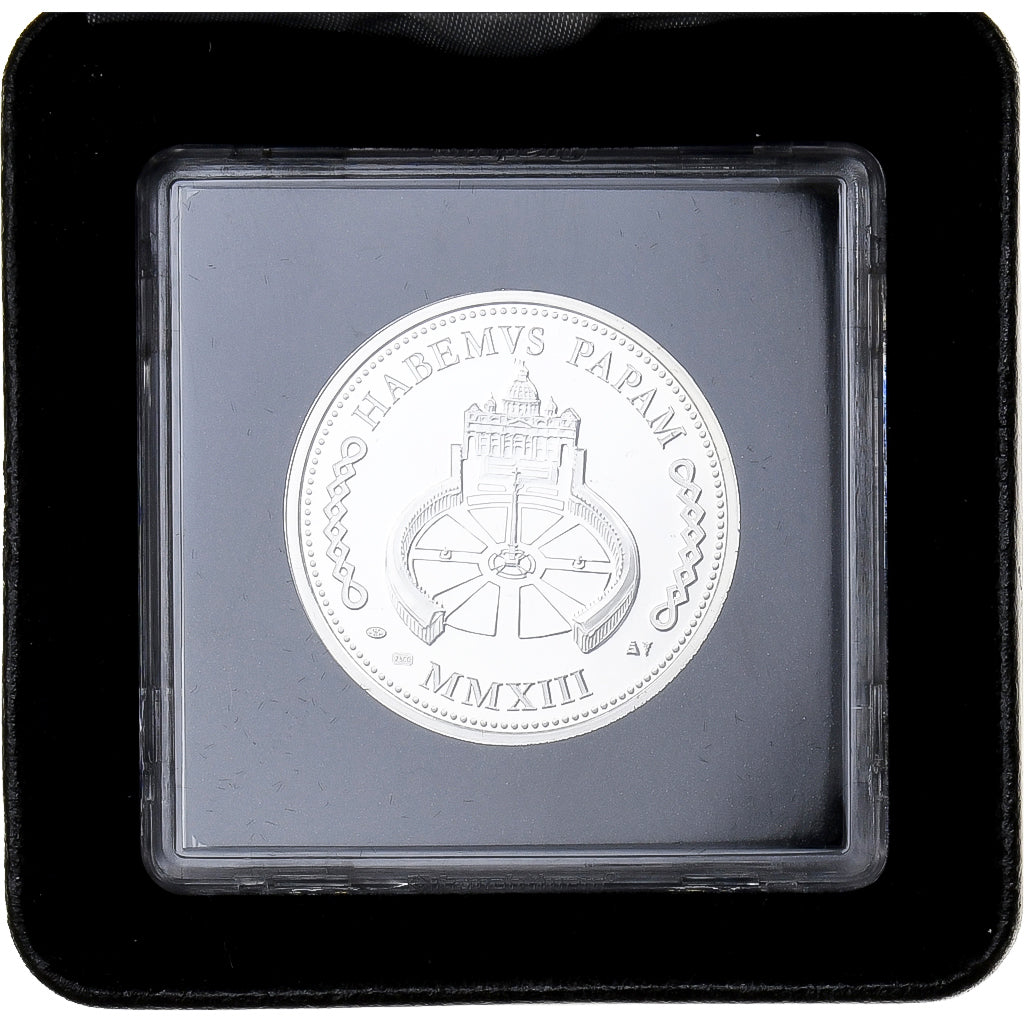 France, Medal, Pope Francis, n.d., Silver, MS(65-70)