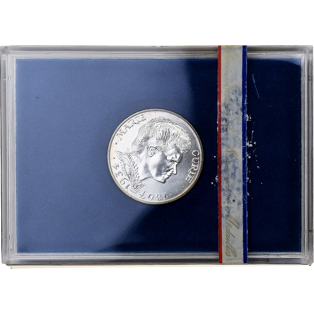 France, 100 Francs, Marie Curie, 1984, MDP, BU, Silver, MS(65-70)