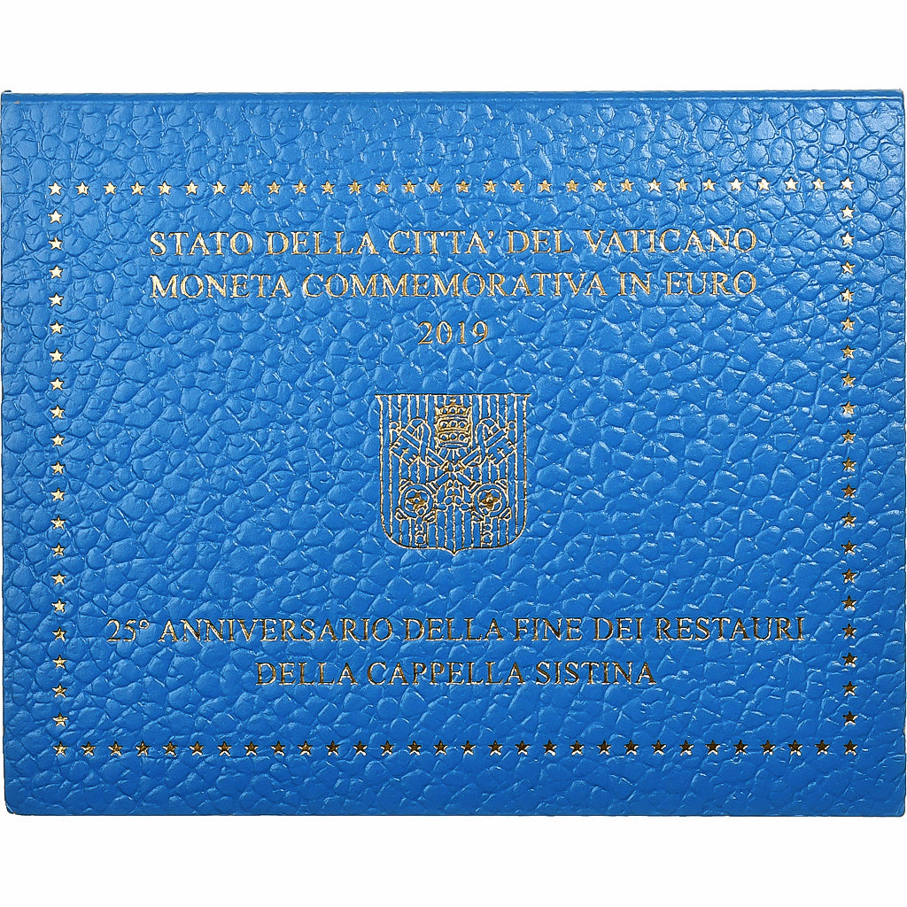 Vatican, 2 Euro, Restoration of the Sistine Chapel, 25th anniversary, 2019