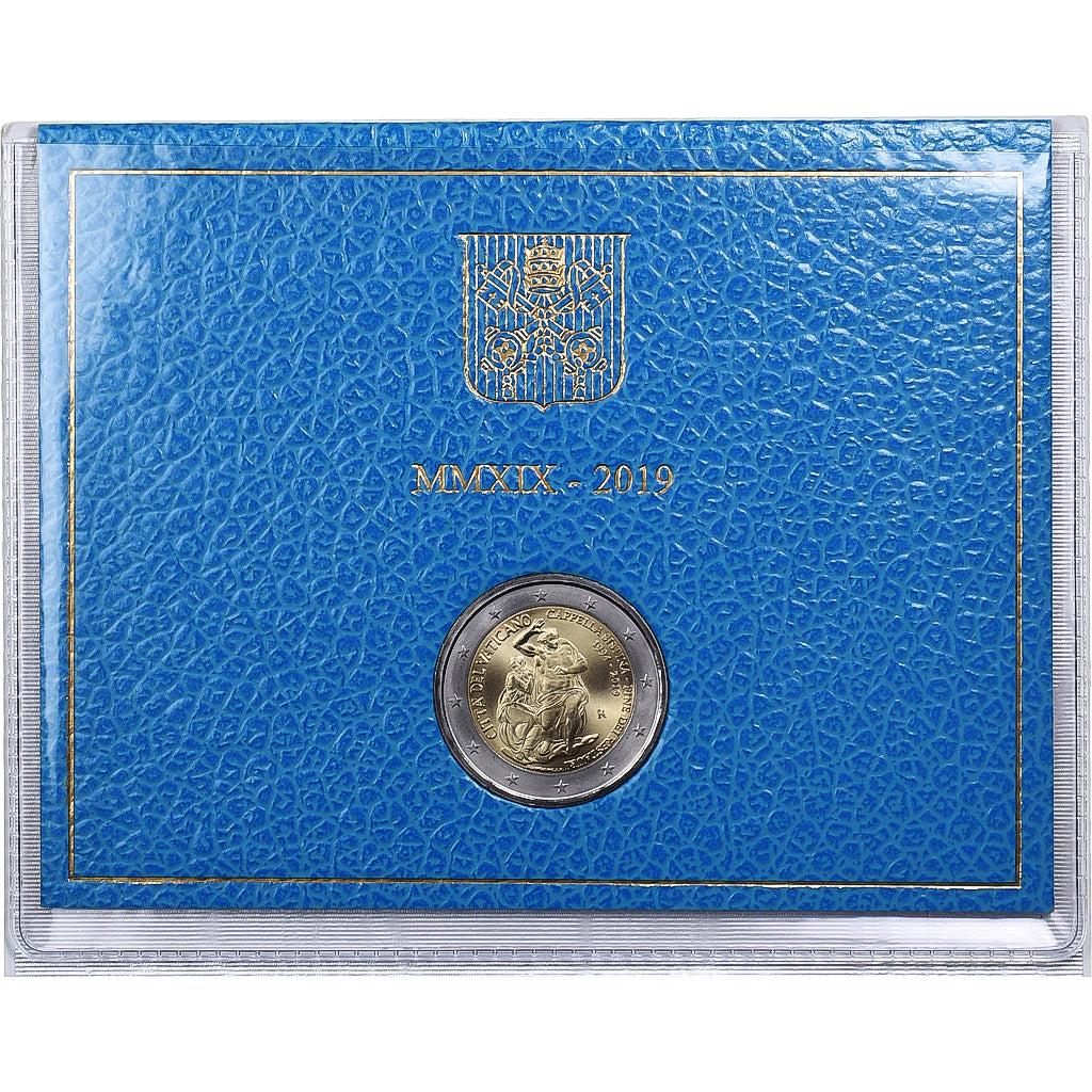 Vatican, 2 Euro, Restoration of the Sistine Chapel, 25th anniversary, 2019