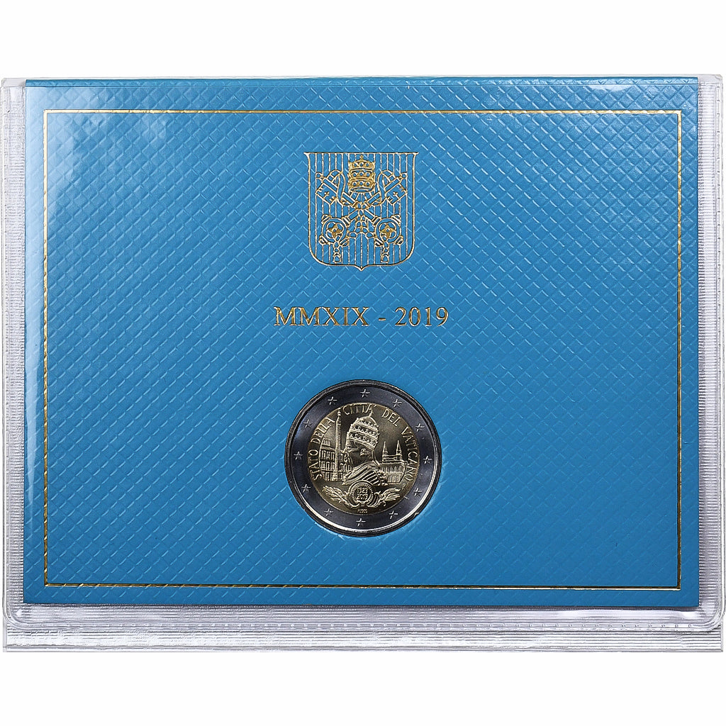 Watykan, 2 Euro, Foundation of the Vatican, 90th Anniversary, 2019, Rome