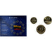 Lithouwen, Set 10, 20, 50 Centu, Gemengde jaren, Nickel-brass, FDC