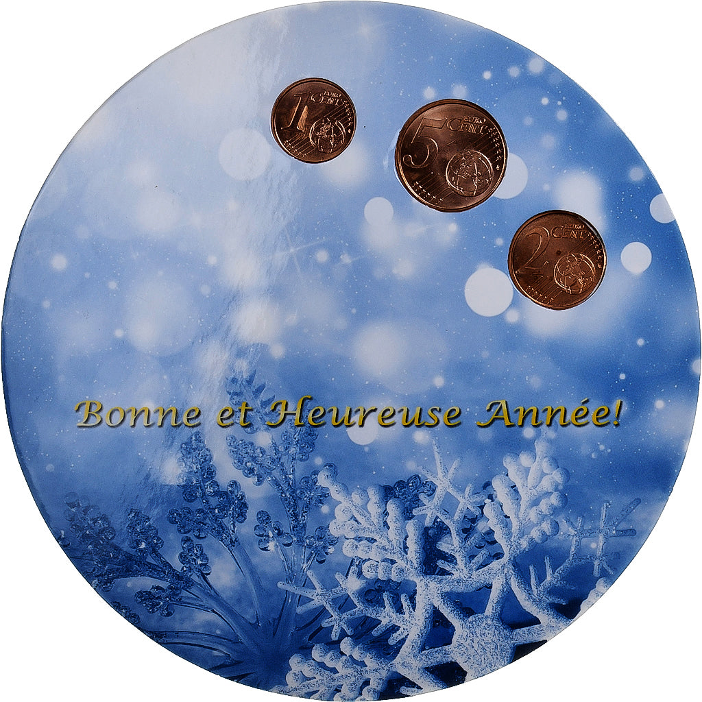 San Marino, Set 1 ct., 2 cts. & 5 cts., 2006, Rome, Copper Plated Steel, UNC-