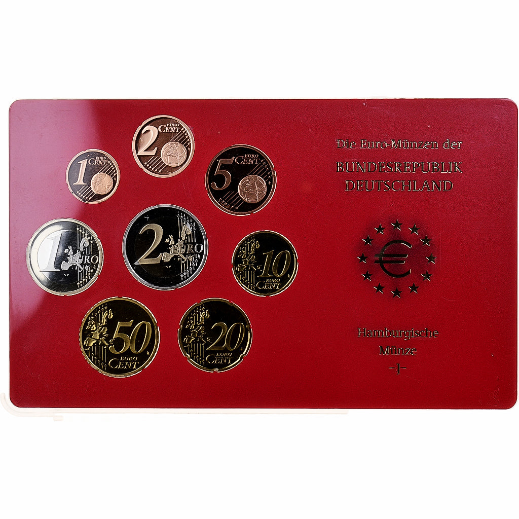 Alemanha, Set 1 ct. - 2 Euro, Proof, 2003, Hamburg, N/D, MS(65-70)